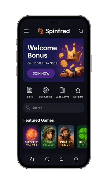Spinfred Casino App Screenshot